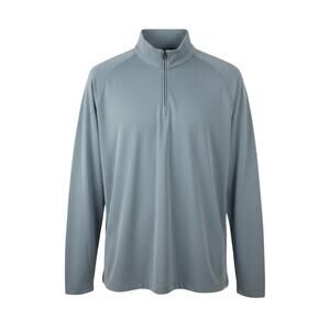 Donald Ross Sport Mens Cotton Knit Sweater Size XXL Mock Collar Pullover 3/4 Zip